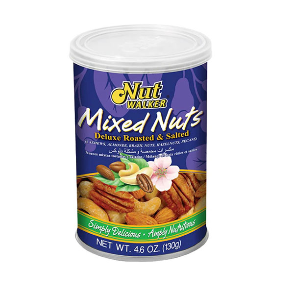 Nut Walker Deluxe Roasted & Salted Mixed Nuts 130g
