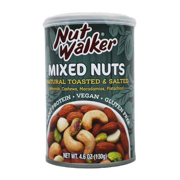 Nut Walker Natural Toasted & Salted Mixed Nuts 120g