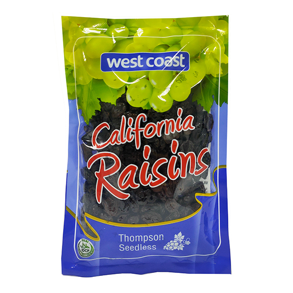 West Coast Raisin Pouch 200g