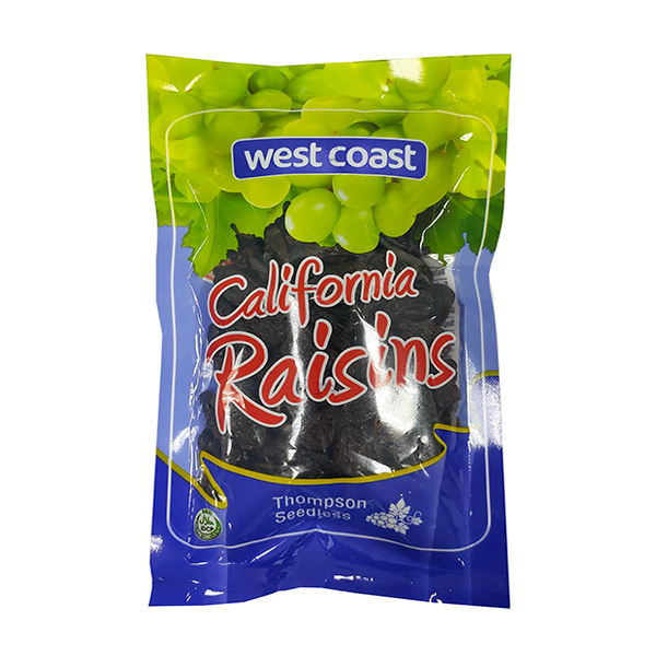 West Coast Raisin Pouch 100g