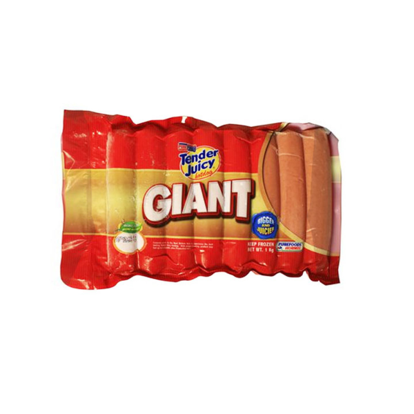 Purefoods Tender Juicy Hotdog Giant 1Kg
