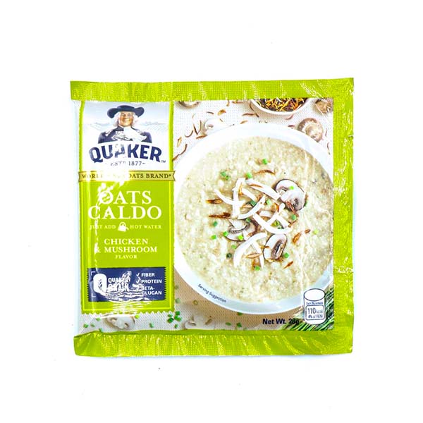 Quaker Oats Caldo Chicken and Mushroom Flavor 28g