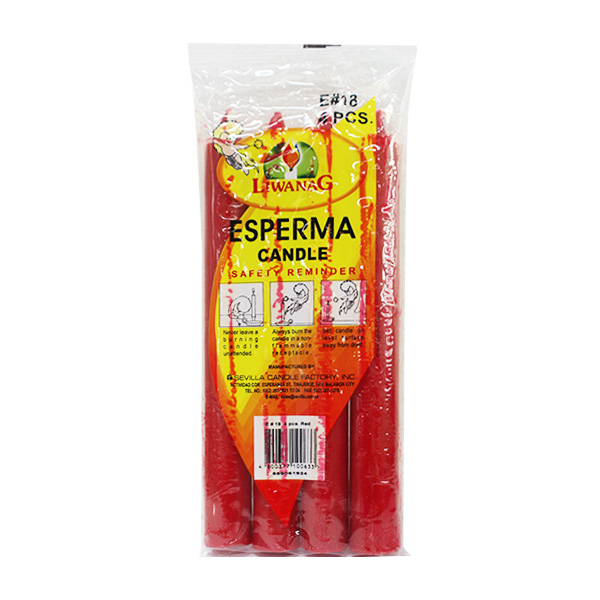 Liwanag Candle Esperma #18 Red 4s