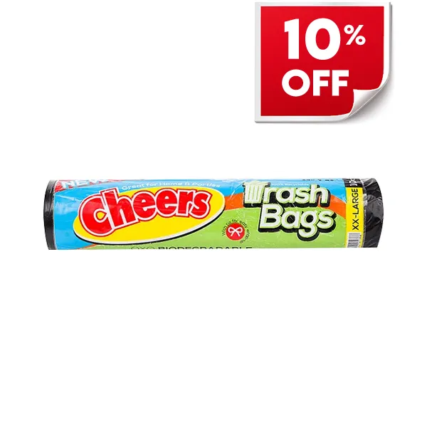Cheers Trash Bag Black XXL 10pcs