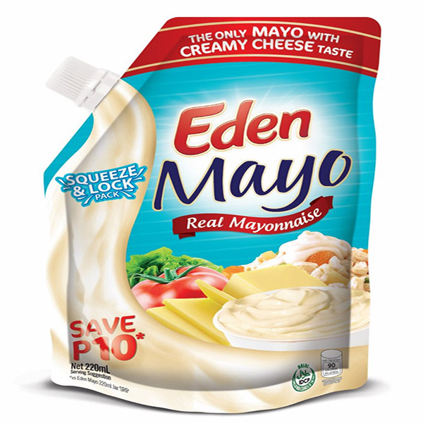 Eden Mayo with Creamy Cheese Stand Up Pouch 220ml
