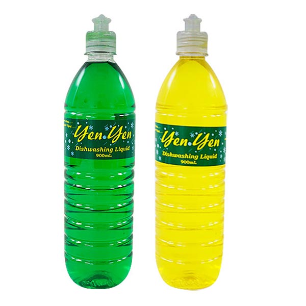 Yenyen Dishwashing Liquid Green/Yellow 12/900ml