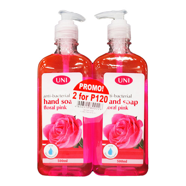 Uni Hand Wash Floral Pink 500ml