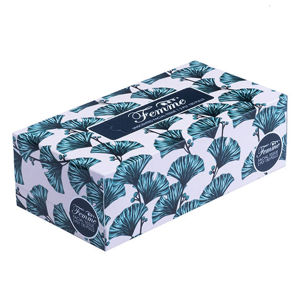 Femme 2Ply Facial Tissue Econo Box 130 Pulls