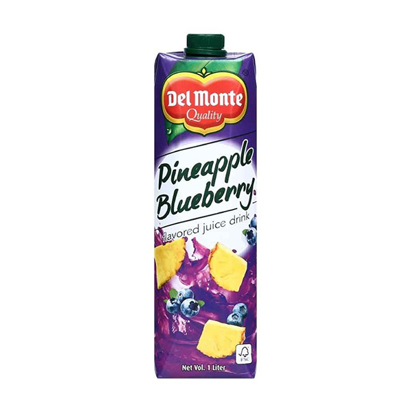 Del Monte Pineapple Blueberry Juice Drink 1L