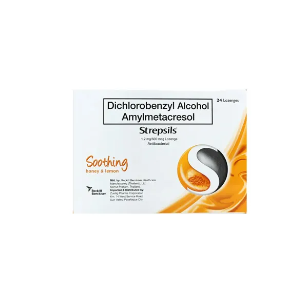 Strepsils Orange with Vitamin C Lozenges 12s x24