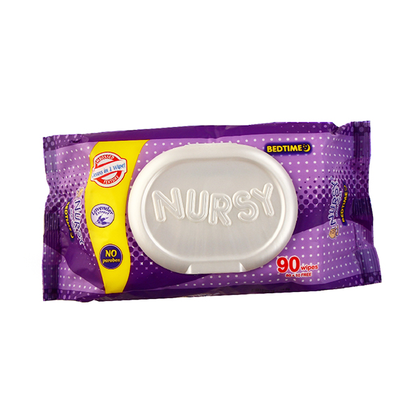 Nursy Bedtime Baby Wipes 90Pcs