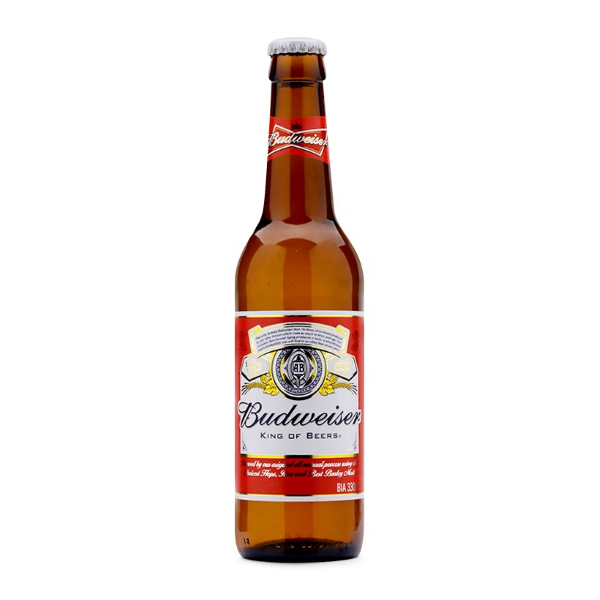 Budweiser Beer Bottle 330Ml