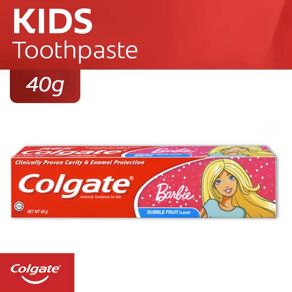 Colgate Toothpaste Barbie Kids Lay Down 40g