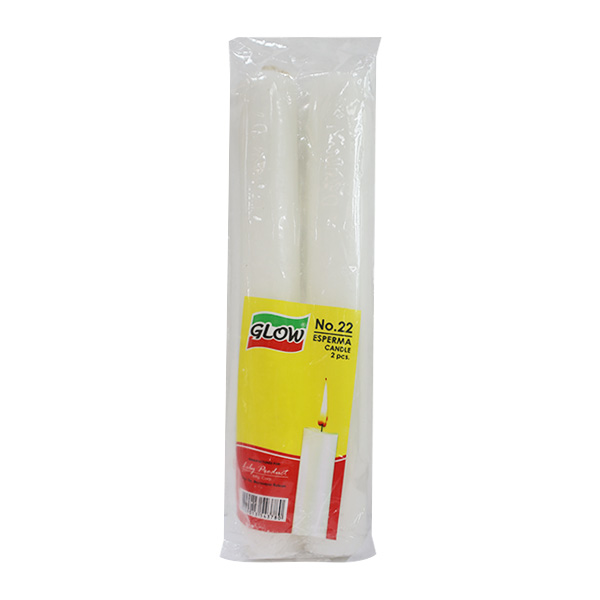 Glow White Candle #22 2s