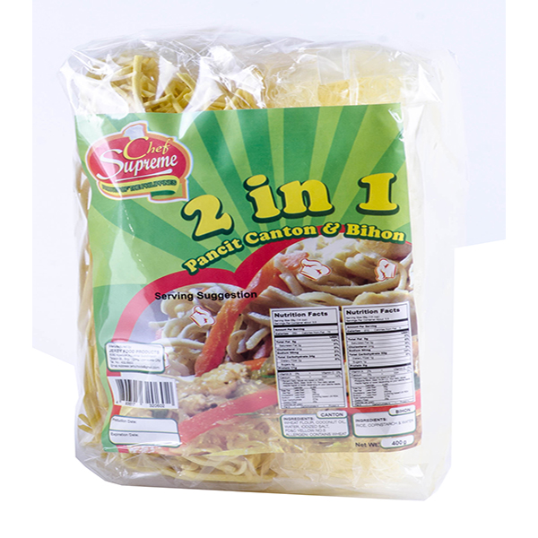 Chef Supreme 2-in-1 Pancit Canton and Bihon 400g