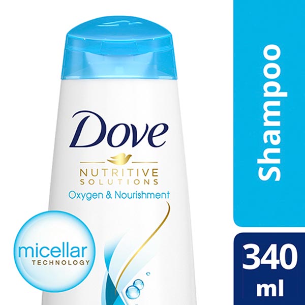 Dove Shampoo Oxygen And Nourishment 340ml