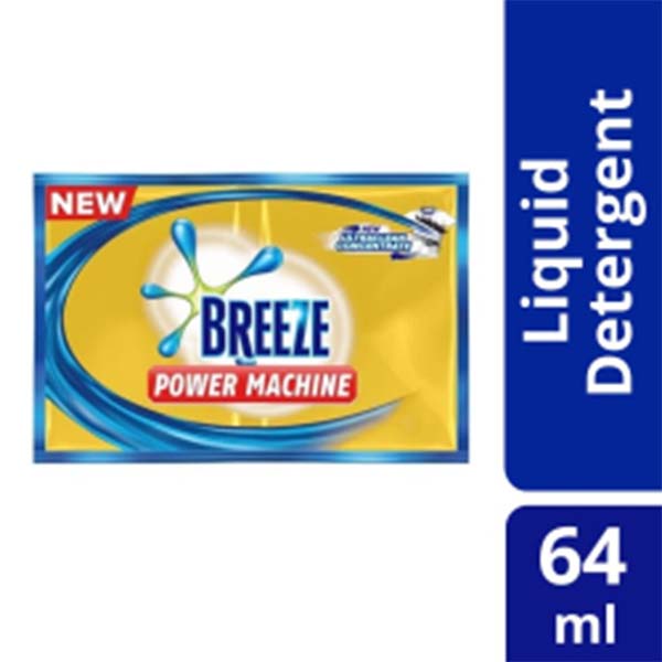 Breeze Powermachine with Ultraclean Concentrate Liquid Detergent 64ML 6s