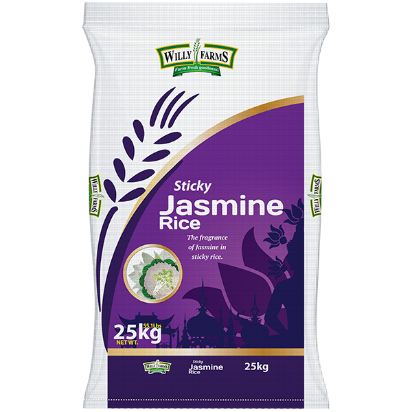 Willy Farms Sticky Jasmine Rice 25kg