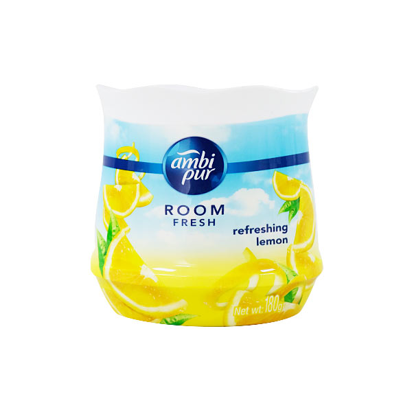 Ambi Pur Refreshing Lemon Gel Air Freshener 2 x 180g