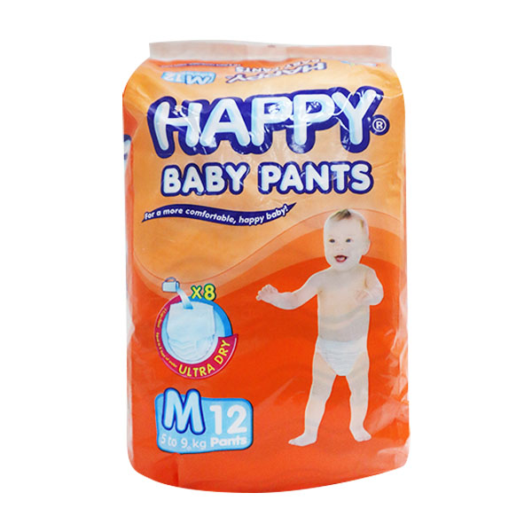 Happy Baby Pants Medium 12's x 12