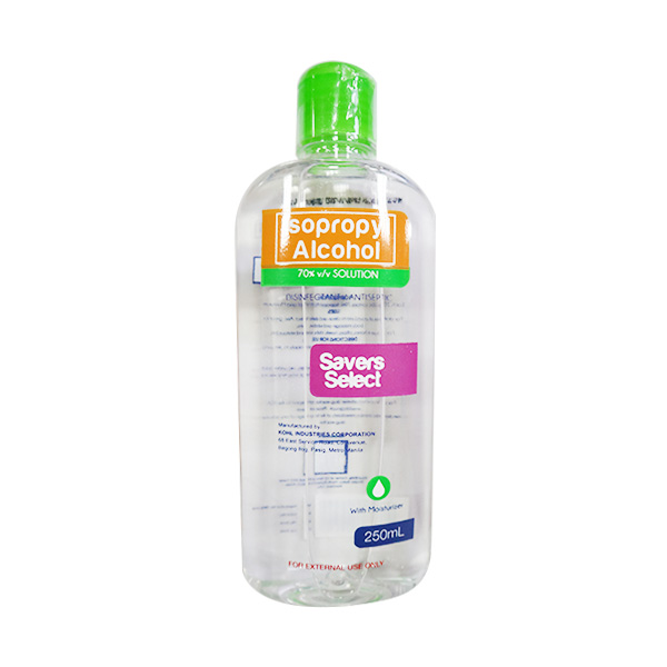 Savers Select 70% Isopropyl Alcohol 250ml