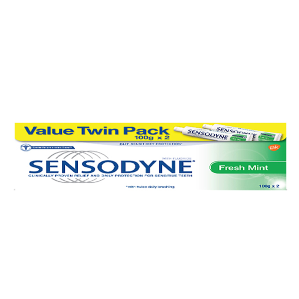 Sensodyne Fresh Mint Toothpaste 2pcs 100g