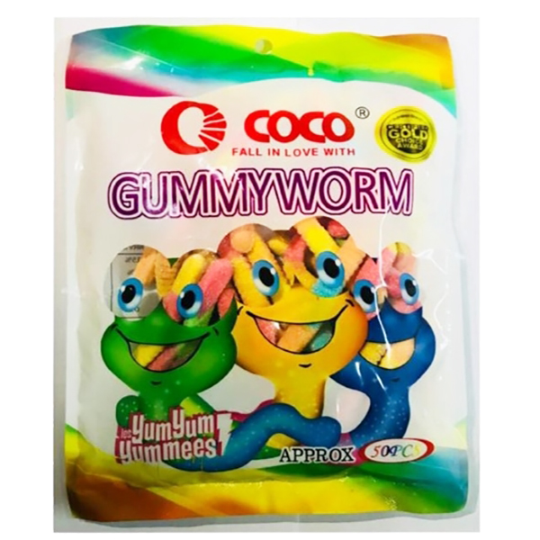 Coco Gummy Worm 50pcs