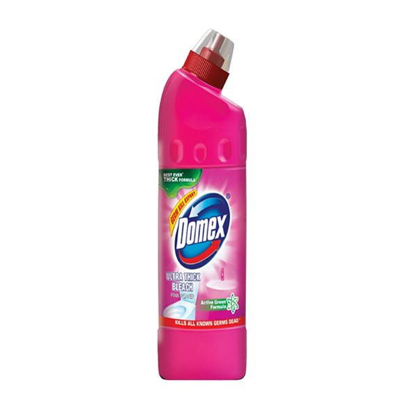 Domex Ultra Thick Bleach Pink Power Antibacterial 900ml
