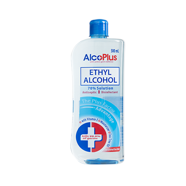 Alcoplus Ethyl Alcohol 70% Solution 500Ml