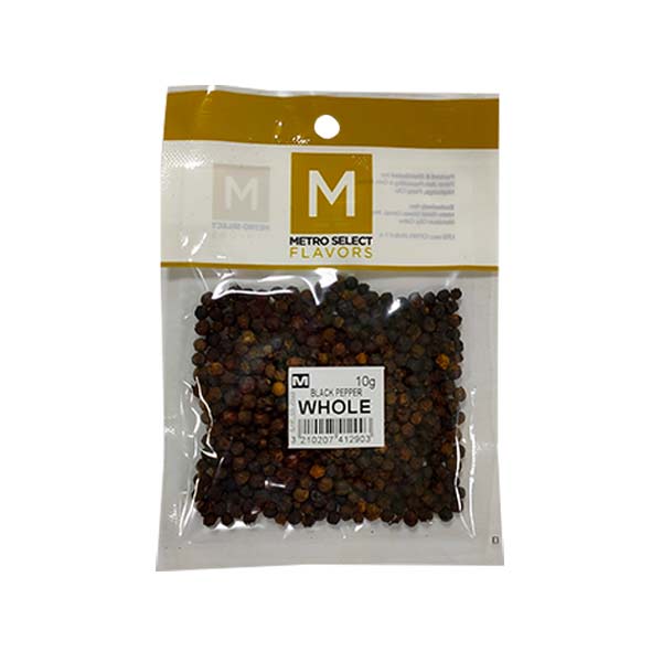 Metro Select Black Pepper Whole 10g