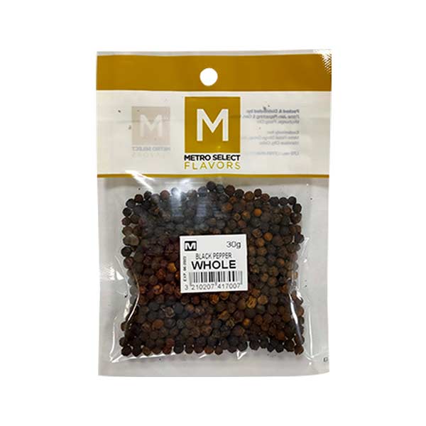 Metro Select Black Pepper Whole 30g