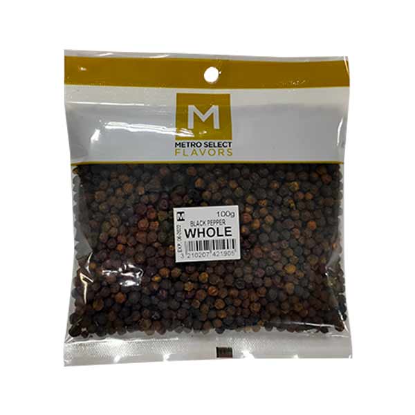 Metro Select Black Pepper Whole 100G