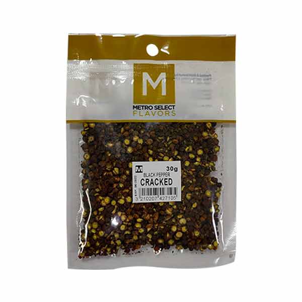 Metro Select Black Pepper Cracked 30g