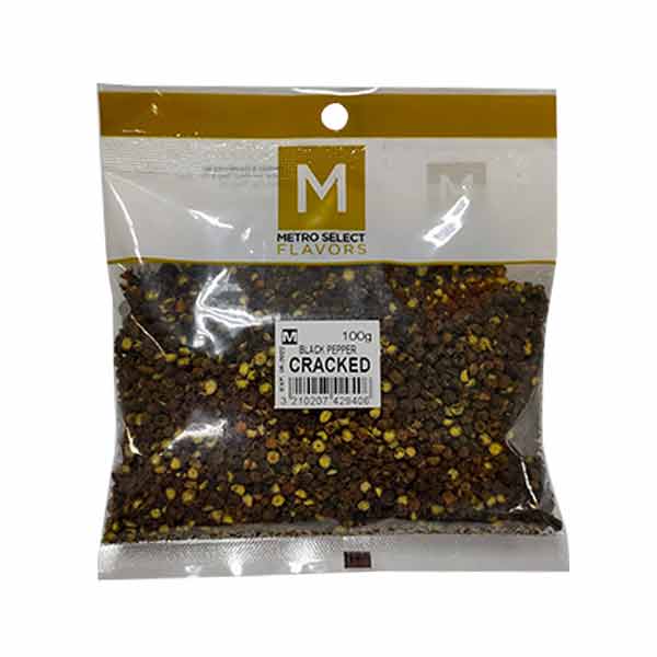 Metro Select Black Pepper Cracked 100G
