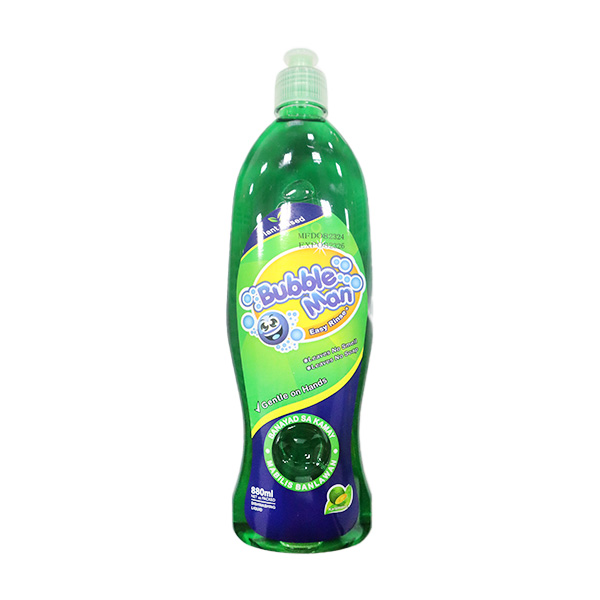 Bubble Man Dishwashing Liquid Kalamansi 880ml × 20