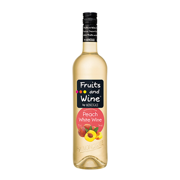 Moncigale Fruits And Wine Peach White Wine 6/75cl Moncigale Fruits And Wine Peach White Wine 6/75cl