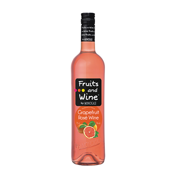 Moncigale Fruits And Wine Grapefruit Rose Wine 6/75cl