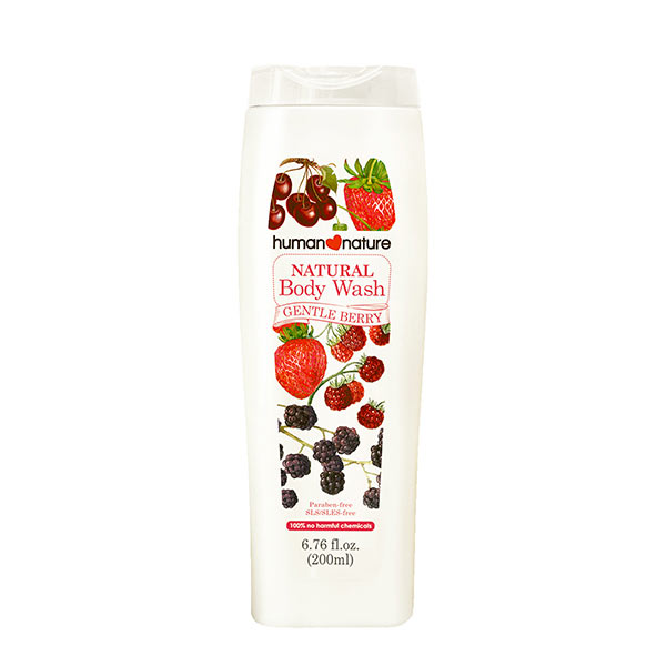 Human Nature Gentle Berry Natural Body Wash 200ml