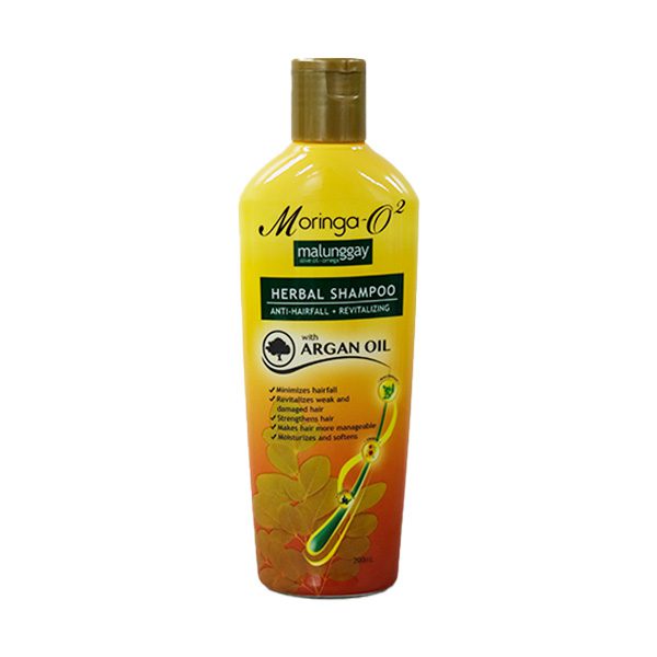 Moringa O2 Malungay Herbal Shampoo w/Argan 12/200ml Moringa O2 Malungay Herbal Shampoo w/Argan 12/200ml
