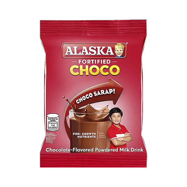 Alaska Fortified Powdered Milk Drink Choco 30g