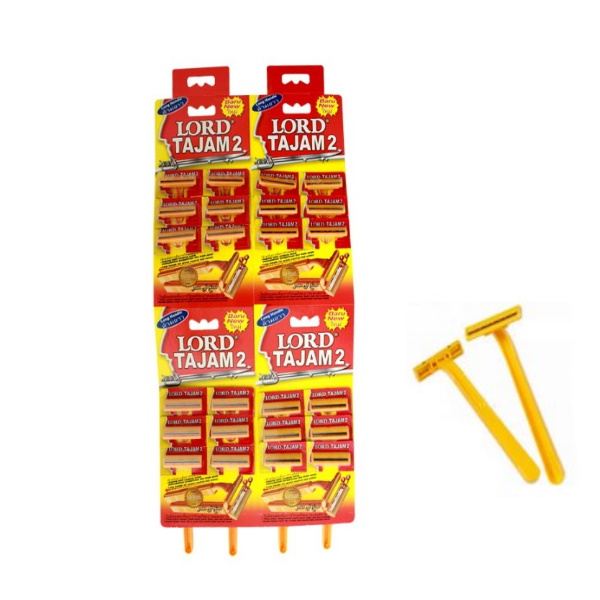 Lord Tajam Razor Twin Blade Yellow 1pcs