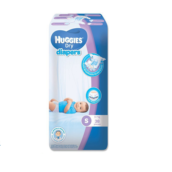 Huggies Dry Eco Small 38pcs