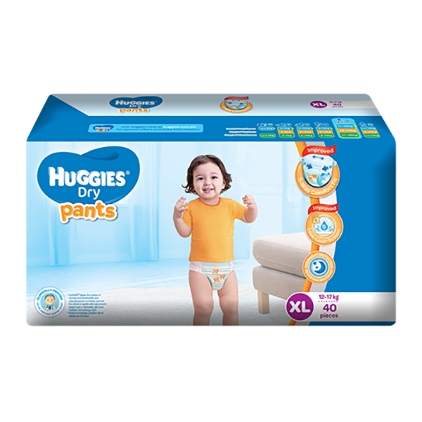 Huggies Dry Pants Extra Large Jumbo 40Pcs