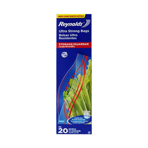 Reynolds Plastic Bag & Wrap Zip Bag Large