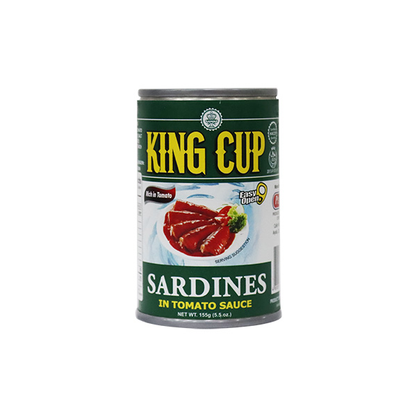 King Cup Sardines in Tomato Sauce EOC 155g