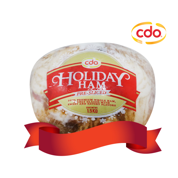 CDO Holiday Ham Pre-Sliced 1.5kg