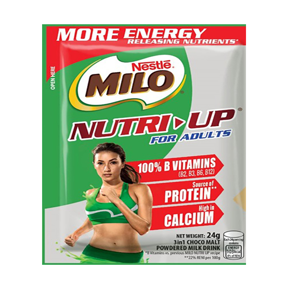 Milo Nutri Up Sachet 24G