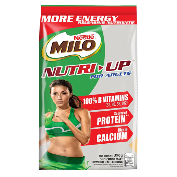 Milo Nutri Up Pouch 390G