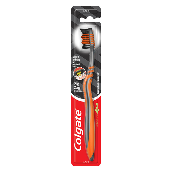 Colgate Zigzag Charcoal Soft Toothbrush