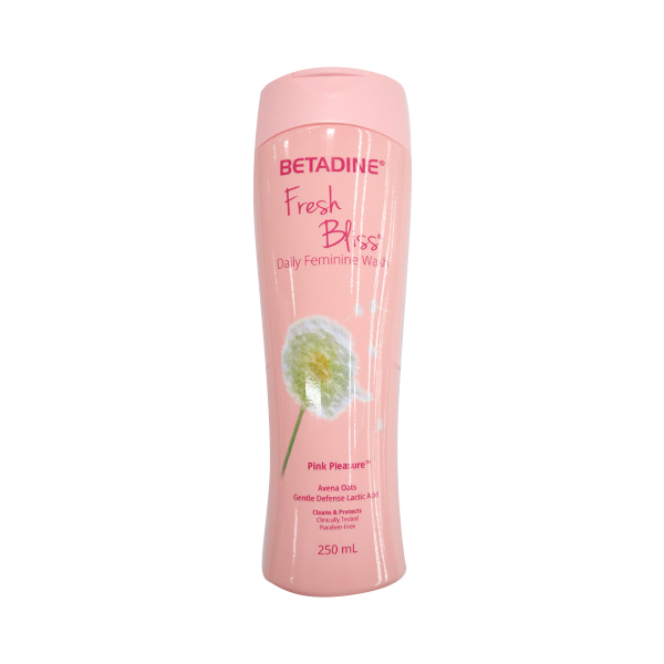 Betadine Fresh Bliss Daily Feminine Wash Pink Paradise 250ml